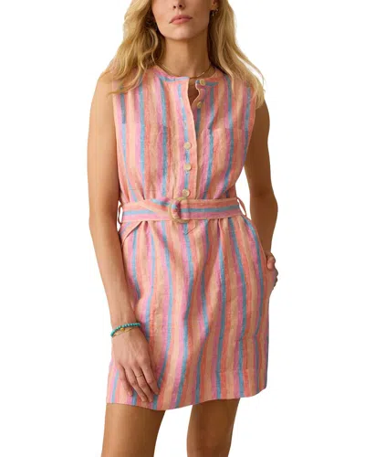 Faherty Avalon Dress In Pink