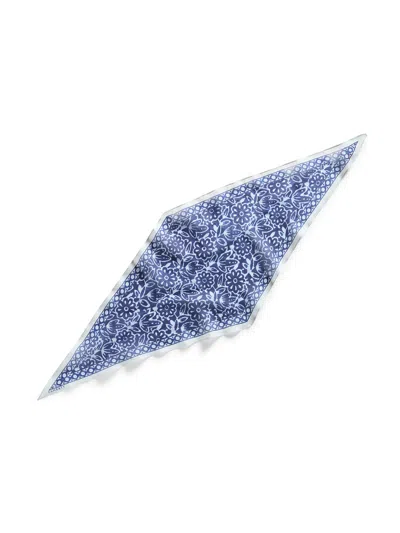 Faherty Batik Diamond Bandana In Blue