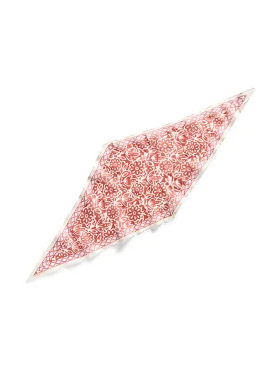 Faherty Batik Diamond Bandana In Pink