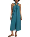 Faherty Bay Twist Seersucker Halter Dress