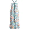 Faherty Bay Twist Dress In Paradise Blossom