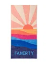 Faherty Beach Towel In Soleil Sunset