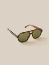 Faherty Beacon Sunglasses In White