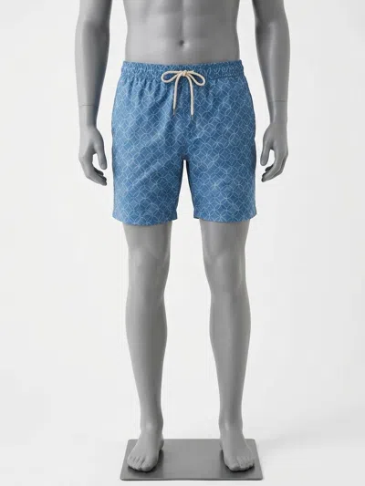 Faherty Beacon Swim Trunk In Moonlight Batik In Multi