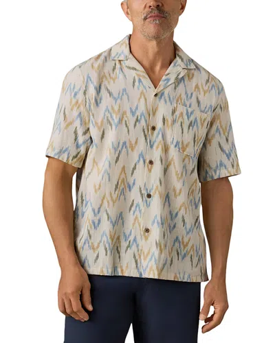 Faherty Belle Isle Patterned Cotton Resort Shirt In Multi