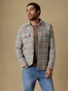 Faherty Belmar Workshirt In Gray