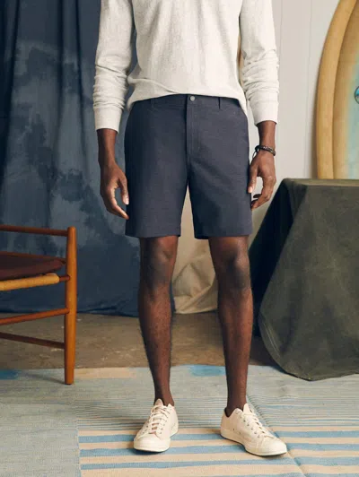 Faherty Belt Loop All Day Shorts (7") In Charcoal