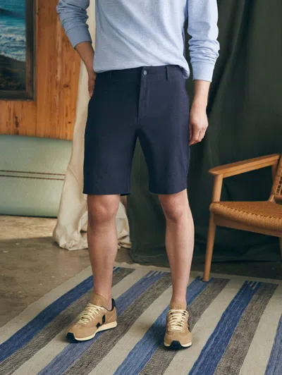Faherty Belt Loop All Day Shorts (9") In Charcoal