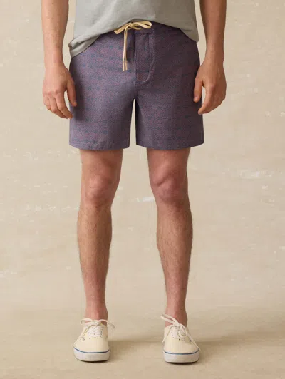 Faherty Biarritz Boardshort In Dusk Rose Medallion