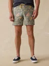 Faherty Biarritz Boardshort In Valley Sunwashed Leaves