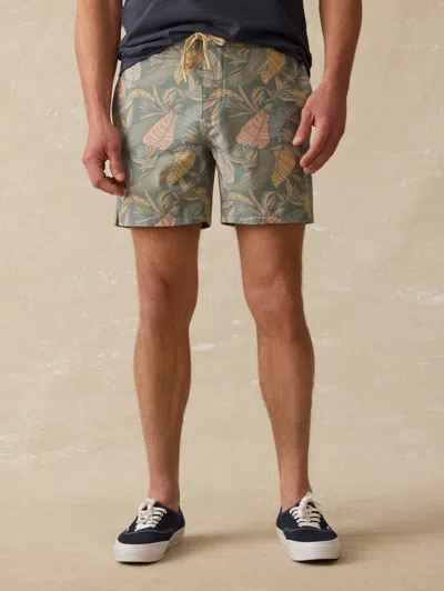 Faherty Biarritz Boardshort In Valley Sunwashed Leaves