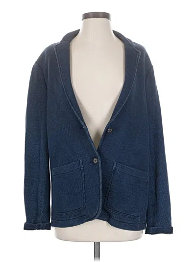 Pre-owned Faherty Blazer Jacket In Blue