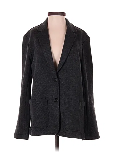Pre-owned Faherty Blazer Jacket In Gray