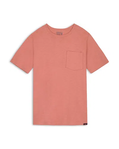Faherty Boys' Sunwashed Cotton Pocket Tee - Big Kid In Brown