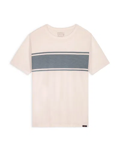 Faherty Boys' Surf Stripe Sunwashed Cotton Tee - Big Kid In White