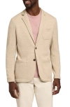 Faherty Inlet Slim Fit Knit Blazer In Sahara Melange