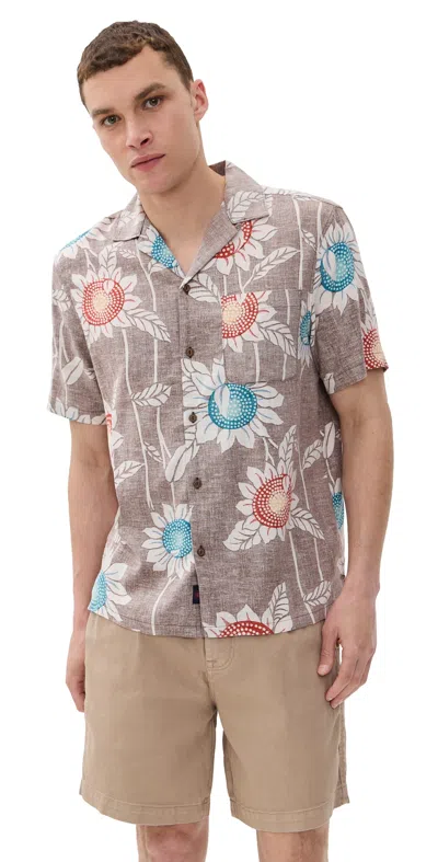 Faherty Breeze Camp Shirt Sunseeker Blossom