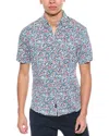 Faherty Breeze Short Sleeve Printed Button Front Shirt