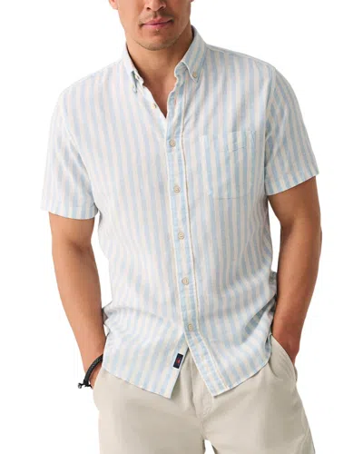 Faherty Breeze Shirt In Blue