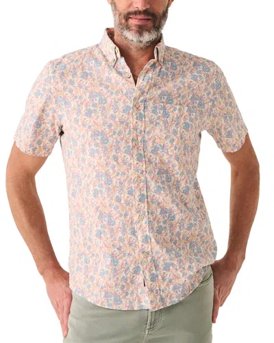 Faherty Breeze Shirt In Pink