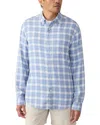 Faherty Breeze Shirt In Blue