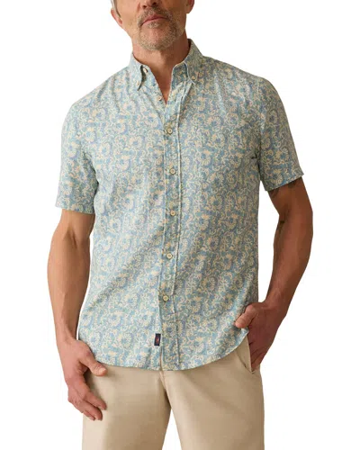 Faherty Breeze Shirt In Blue