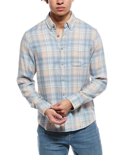 Faherty Breeze Shirt In Blue