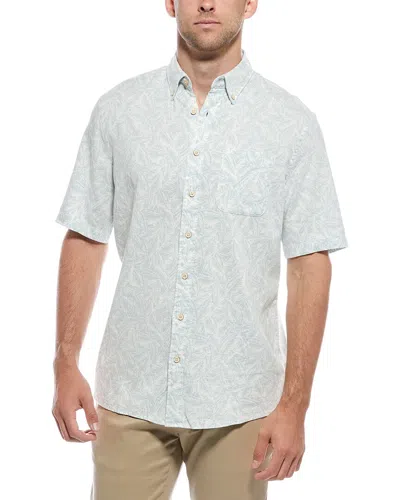 Faherty Breeze Shirt (tall) In Gray