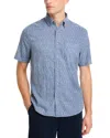Faherty Breeze Short Sleeve Button-down Shirt In Paradise Palm