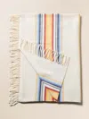 Faherty Brushed Recycled Cotton Blanket In Multi