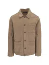 BUTTON-DOWN PATCH-POCKET JACKET