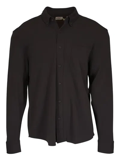 Faherty Buttoned Chest-pocket Shirt In Brown