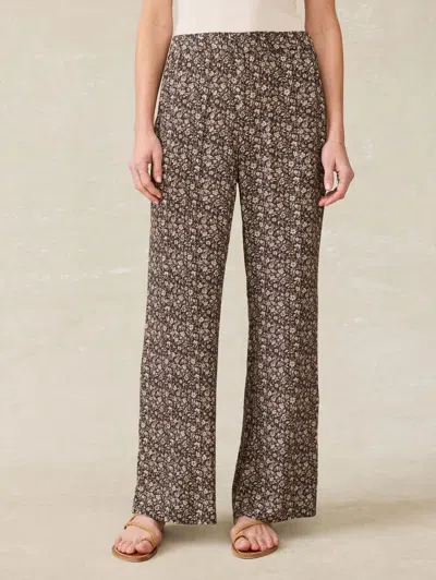 Faherty Cabana Pants In Charcoal Woodstock Floral