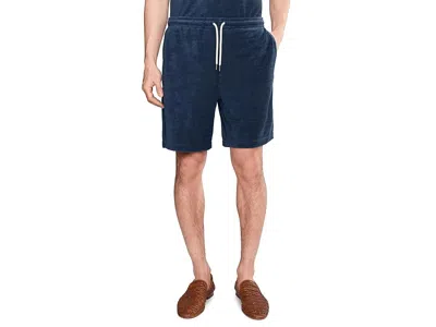 Faherty Cabana Towel Terry Sweatshorts Men's Shorts Deep Navy: 2xl 7.5 In Blue