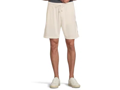 Faherty Cabana Towel Terry Sweatshorts In White