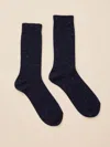 Faherty Cabin Nepp Sock In Black