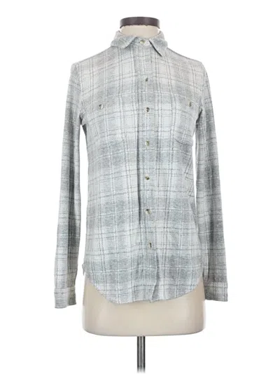 Pre-owned Faherty Cardigan Sweater In Gray