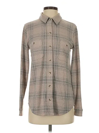 Pre-owned Faherty Cardigan Sweater In Tan