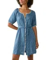 Faherty Carmel Linen Button-up Minidress