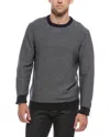 Faherty Cashmere-blend Crewneck Sweater In Black