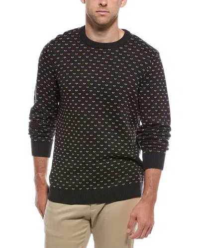 Faherty Cashmere-blend Crewneck Sweater In Gray