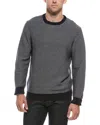 Faherty Cashmere-blend Crewneck Sweater In Gray