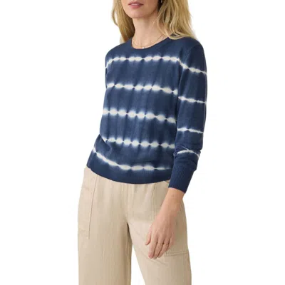 Faherty Cashmere Crewneck Sweater In Blue