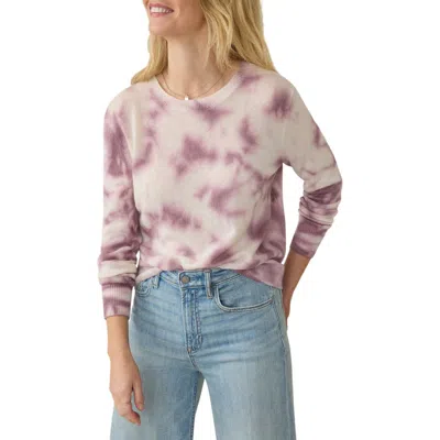 Faherty Cashmere Crewneck Sweater In Purple