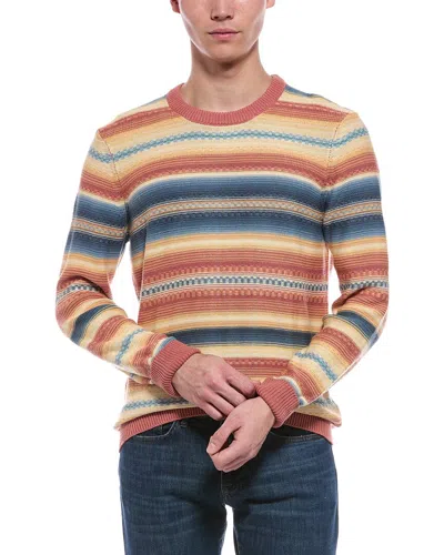 Faherty Cashmere-blend Crewneck Sweater In Multi