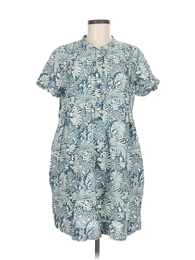 Pre-owned Faherty Casual Dress In Blue