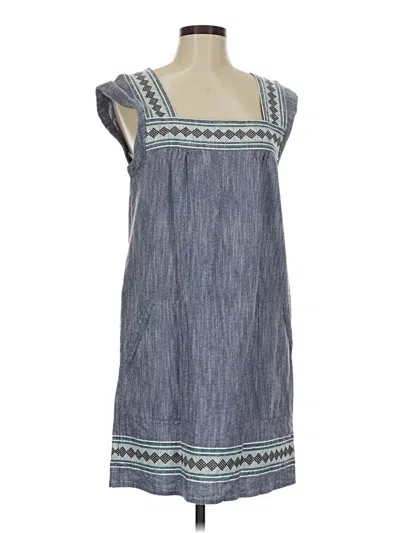 Pre-owned Faherty Casual Dress In Blue