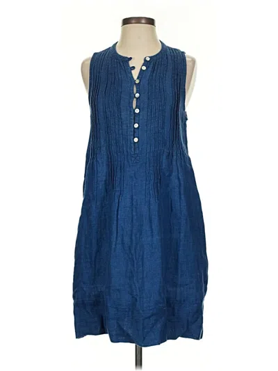 Pre-owned Faherty Casual Dress In Blue
