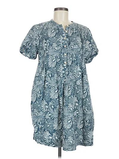 Pre-owned Faherty Casual Dress In Blue