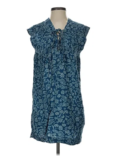 Pre-owned Faherty Casual Dress In Blue